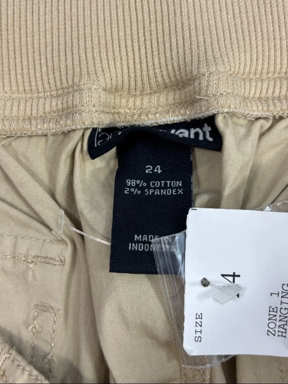 Lane Bryant Tan Pedal Capri Pants - size 24 NWT - Picture 7 of 7